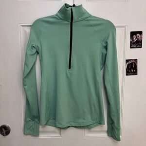 Under Armour Mint Green Quarter-Zip Pullover